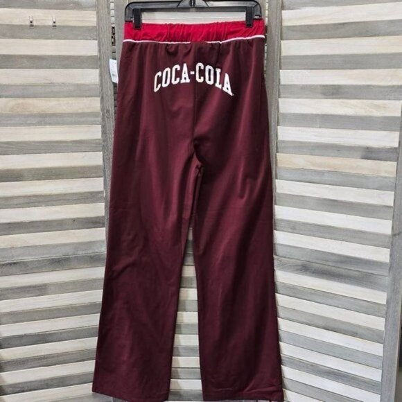 Women's Coca-Cola Graphic Wide Leg Track Pants | X Small - Picture 1 of 12